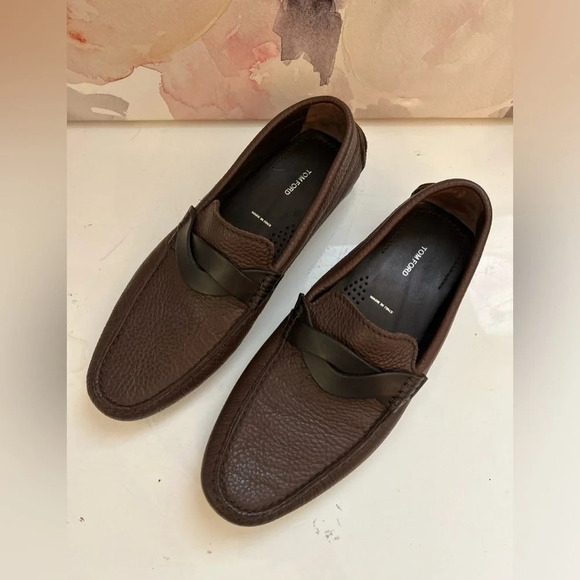 ! TOM FORD men's  Loafers size 8 Authentic - Picture 3 of 7